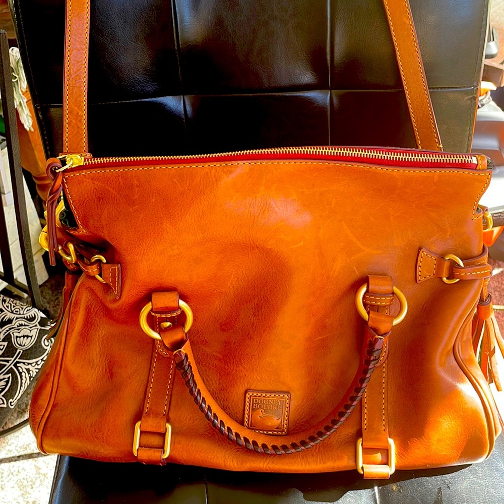 Original Dooney & Bourne leather satchel handbag